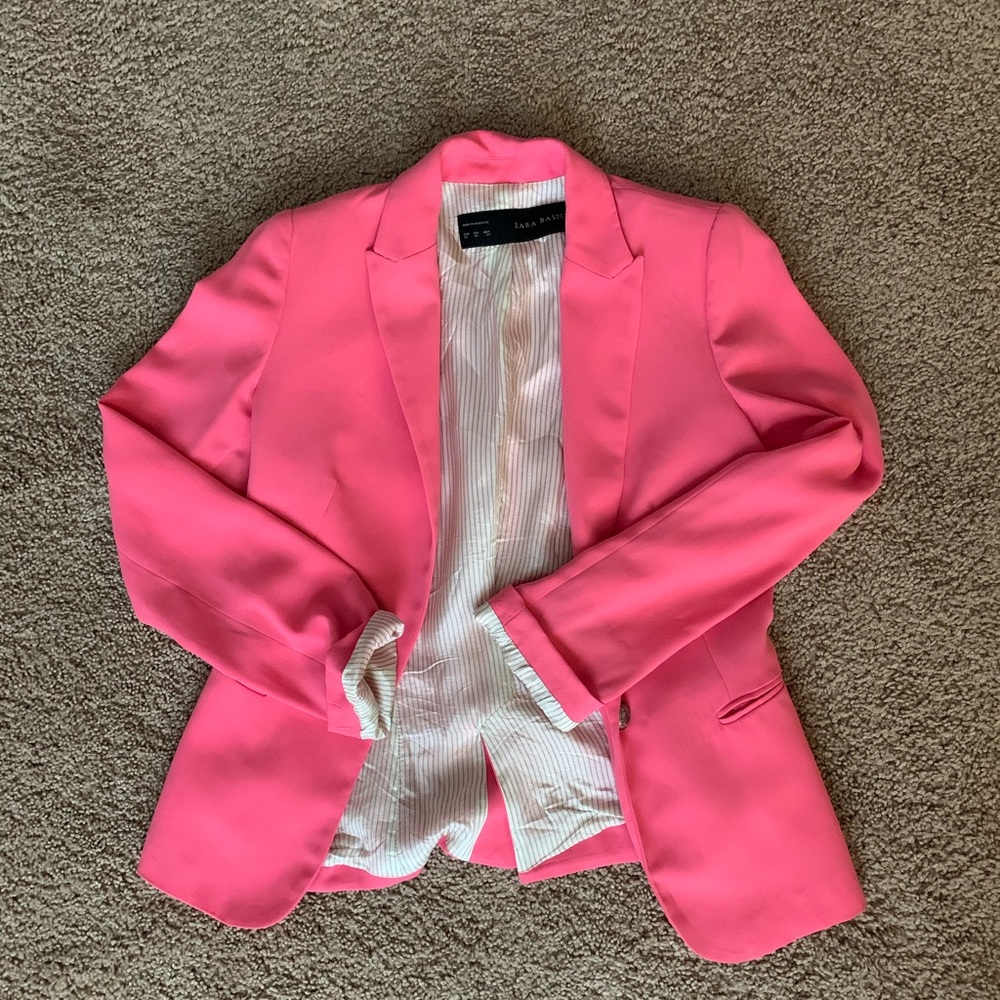Zara Pink Blazer Size XS